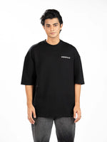 Men’s Oversized Drop Shoulder Graphic T-Shirt – Short Sleeve Crew Neck Tee | Casual Streetwear Top with Front & Back Print