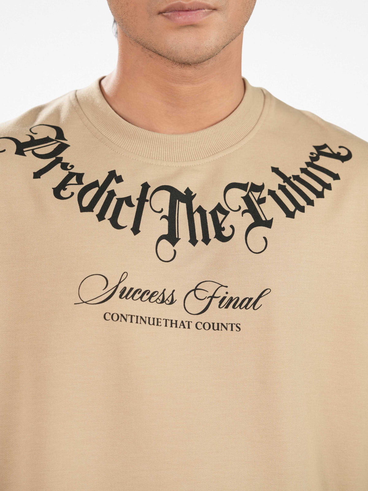 Men's Oversized Drop Shoulder Graphic T-Shirt – Front &amp; Back Printed