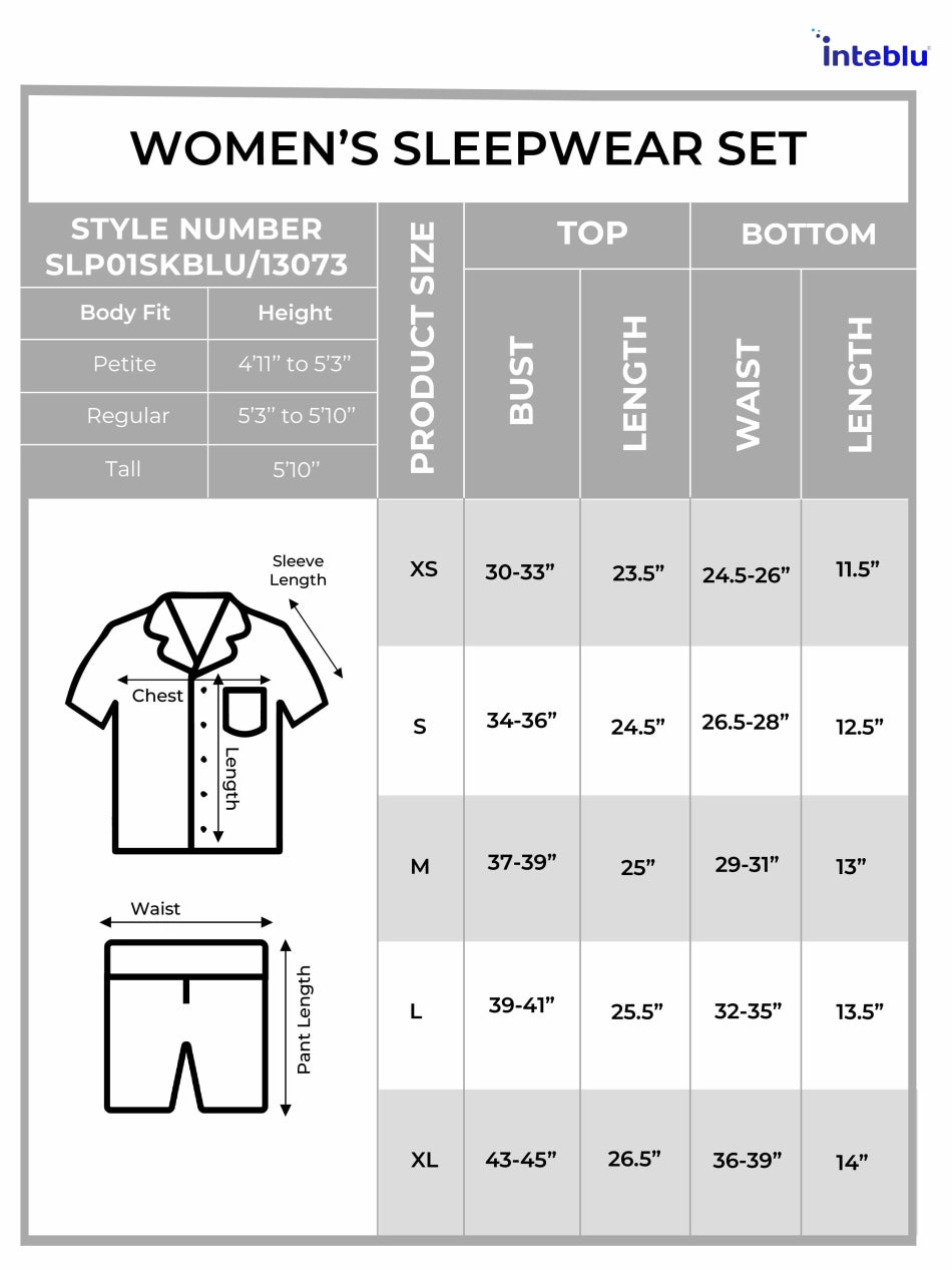Women Button Down Sleepwear