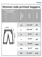 Women side printed Joggers.