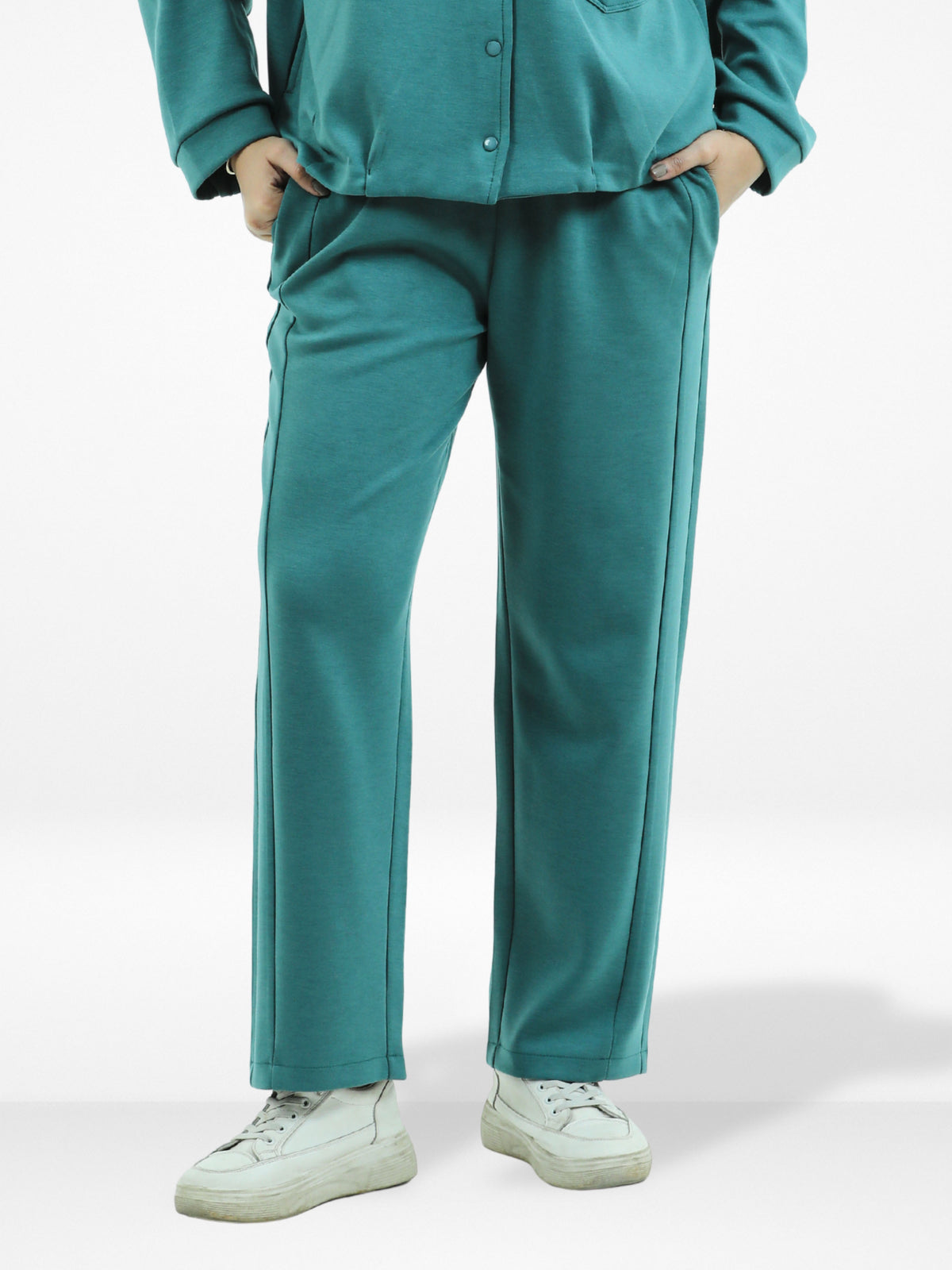 Women’s Baggy Wide Leg Sweatpants –Straight Pants ,Drawstring Waist, Two Side Pockets | Cozy Winter Lounge & Activewear