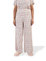 Women's Casual Pants Trendy Loose Trousers High Waist Wide Leg Cropped Palazzo with Pockets