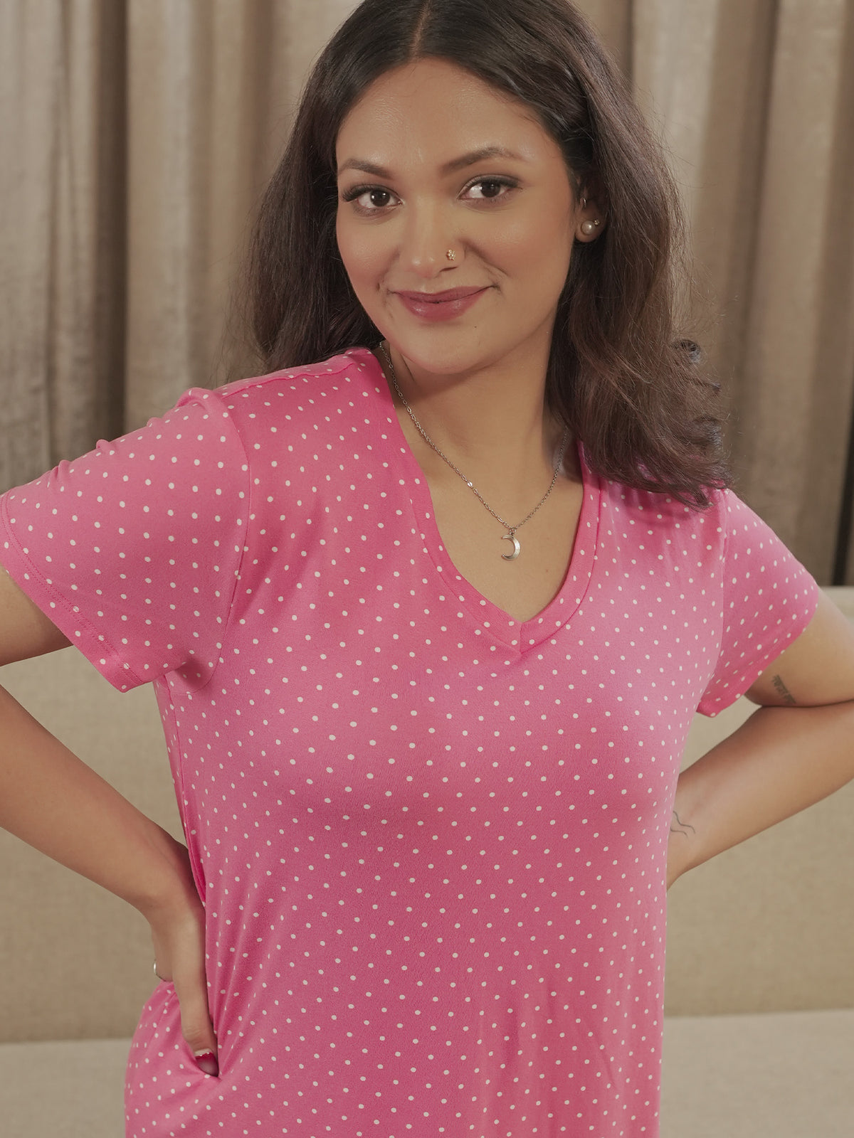 Women Long Sleepwear top only