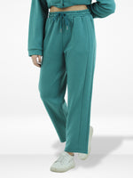 Women’s Baggy Wide Leg Sweatpants –Straight Pants ,Drawstring Waist, Two Side Pockets | Cozy Winter Lounge & Activewear