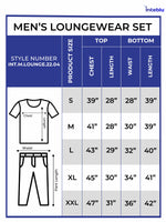 Men's T-Shirt & Trouser Lounge Set Grey