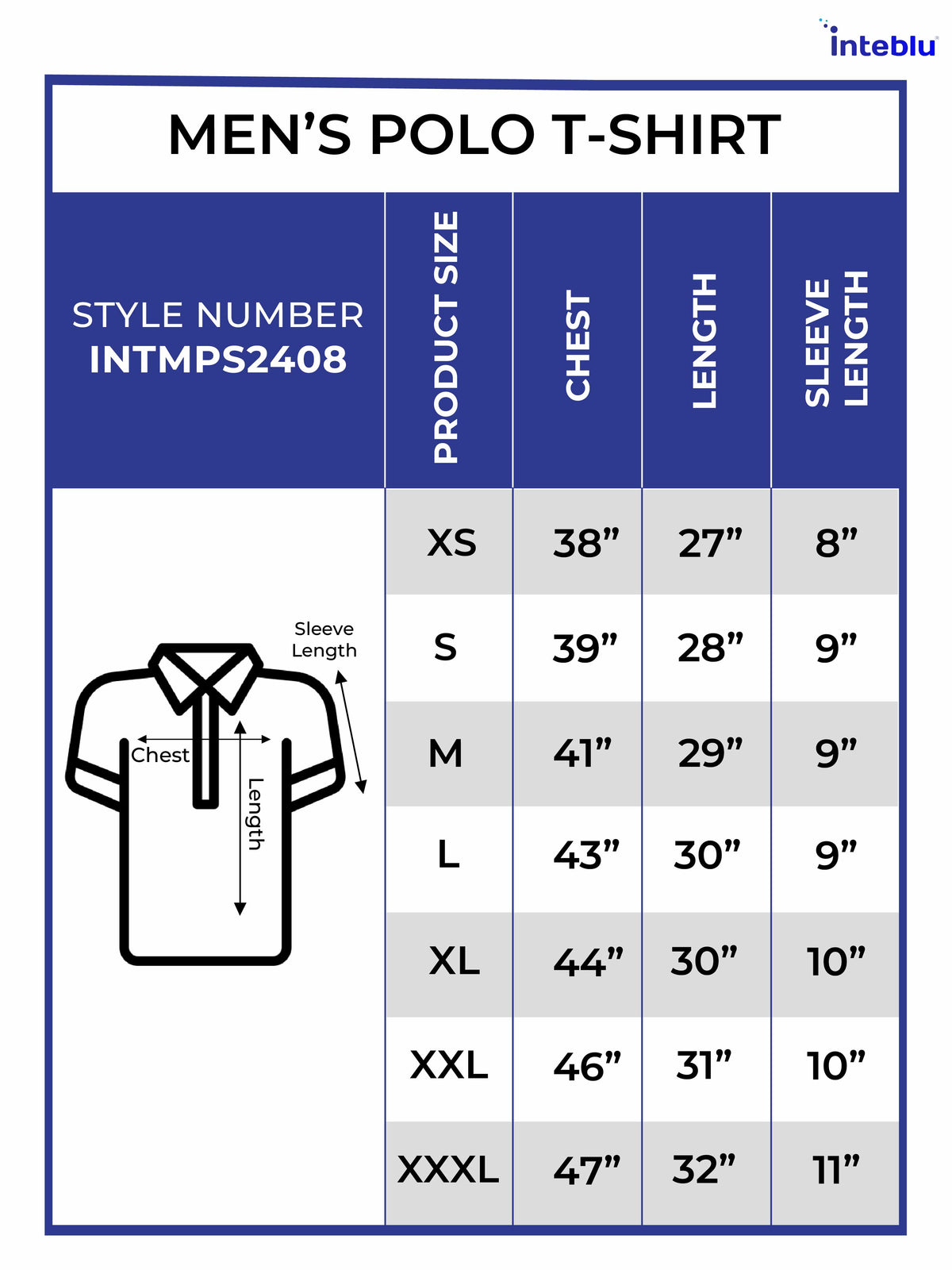 Men's Regular-Fit Mercerized Cotton Polo Shirt Cobalt Blue