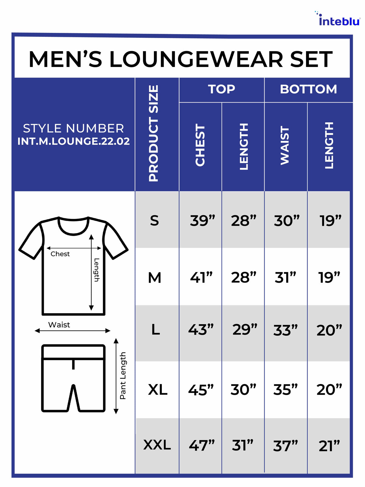 Men's T-Shirt & Shorts Lounge Set Grey