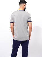 Men's T-Shirt & Trouser Lounge Set Grey