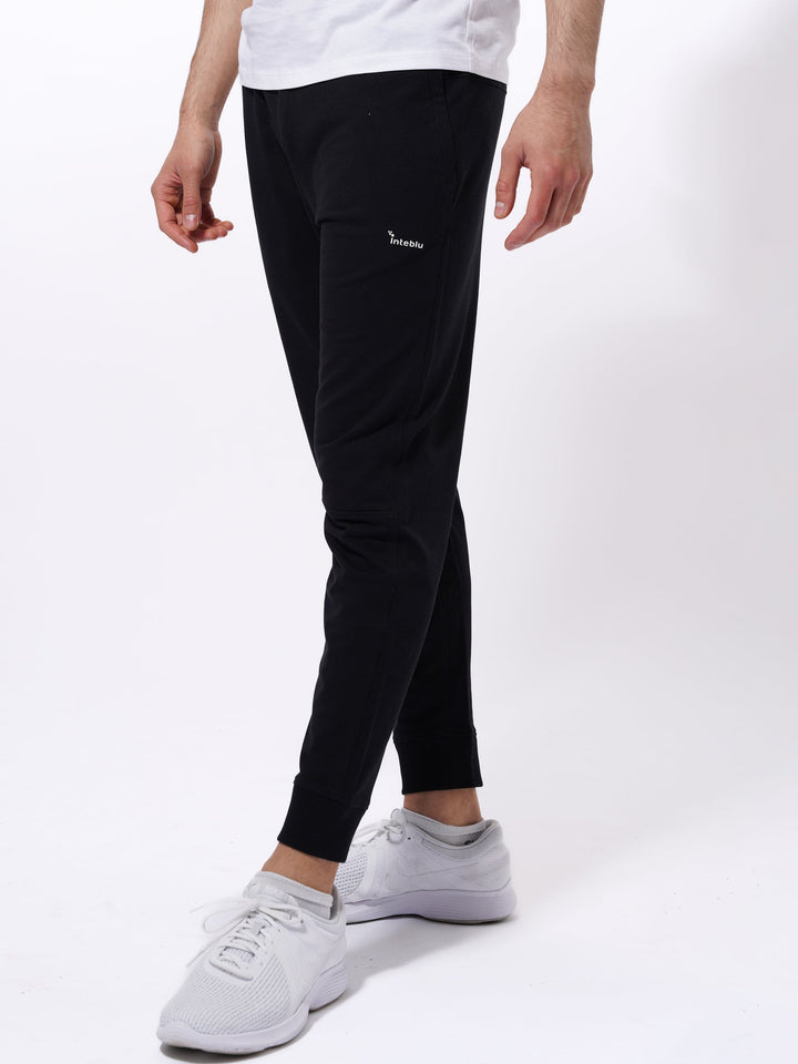 Comfy Men's Cotton Terry Joggers - inteblu