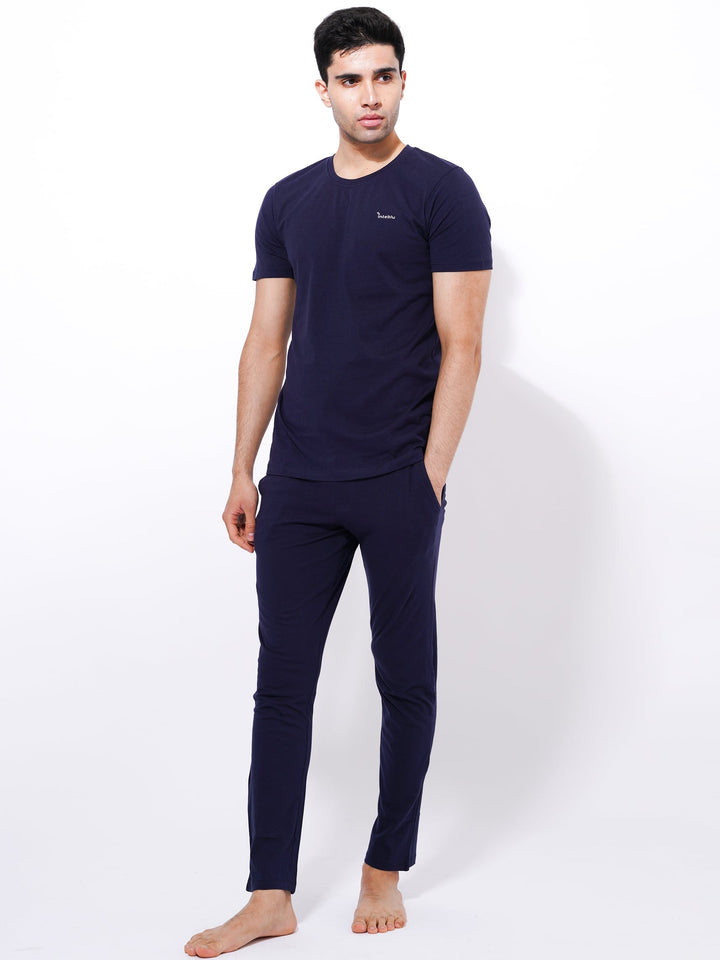 Men's Summer T-Shirt & Full Pants Set - inteblu