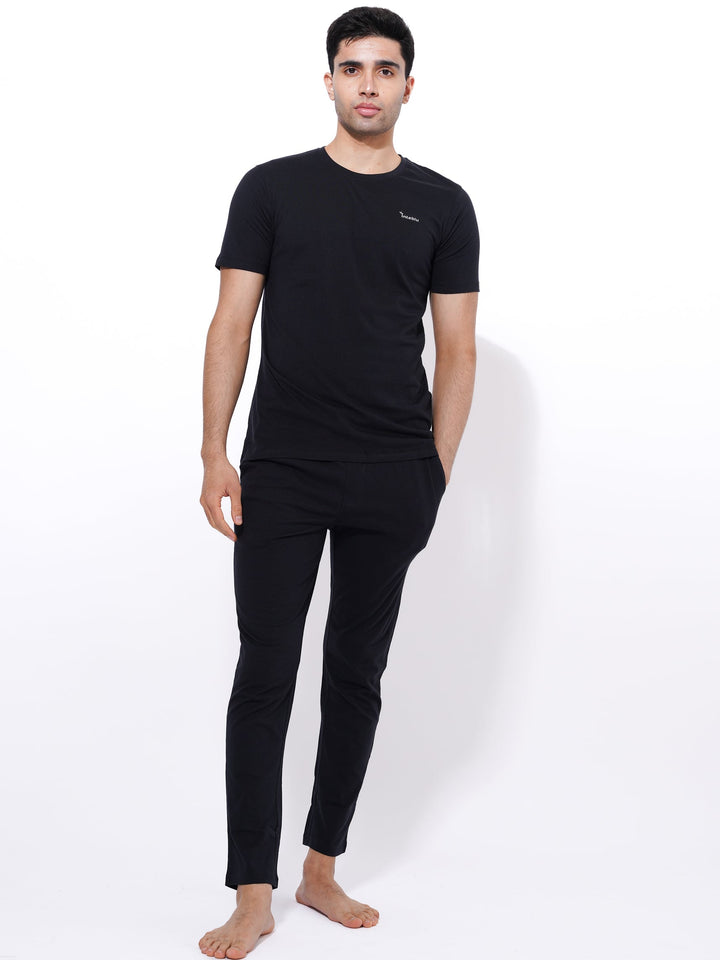 Men's Summer T-Shirt & Full Pants Set - inteblu