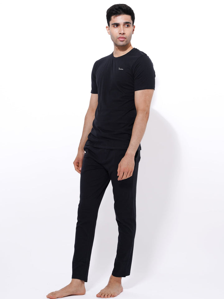 Men's Summer T-Shirt & Full Pants Set - inteblu