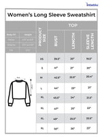 Women’s Long Sleeve Sweatshirt – Soft Cotton-Blend Pullover with Shanail Embroidery | Stylish Casual Top for Everyday Comfort