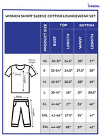 Women’s 2 PieceAll Over Printed Loungewear Set – Short Sleeve Top &amp; Pants | Casual Lounge Outfit, Soft Pajama Set, Summer Sleepwear for Women