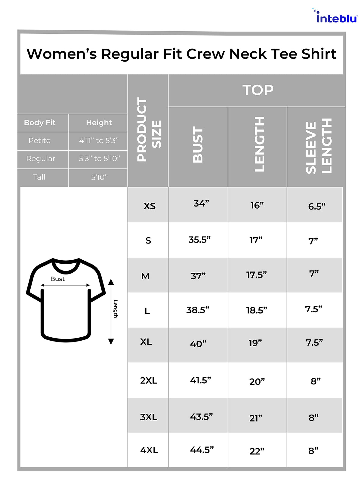 Women’s Regular Fit Crew Neck Tee Shirt – Short Sleeve All Over Print T-Shirt | Soft & Comfortable