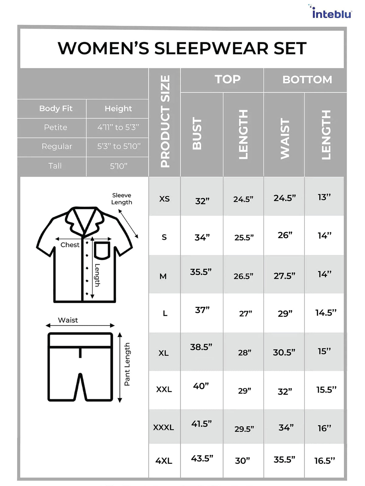 Women's Notch Collar Sleepwear SetShort Sleeve All Over Print Pajama Top & Shorts, Soft Comfortable Nightwear