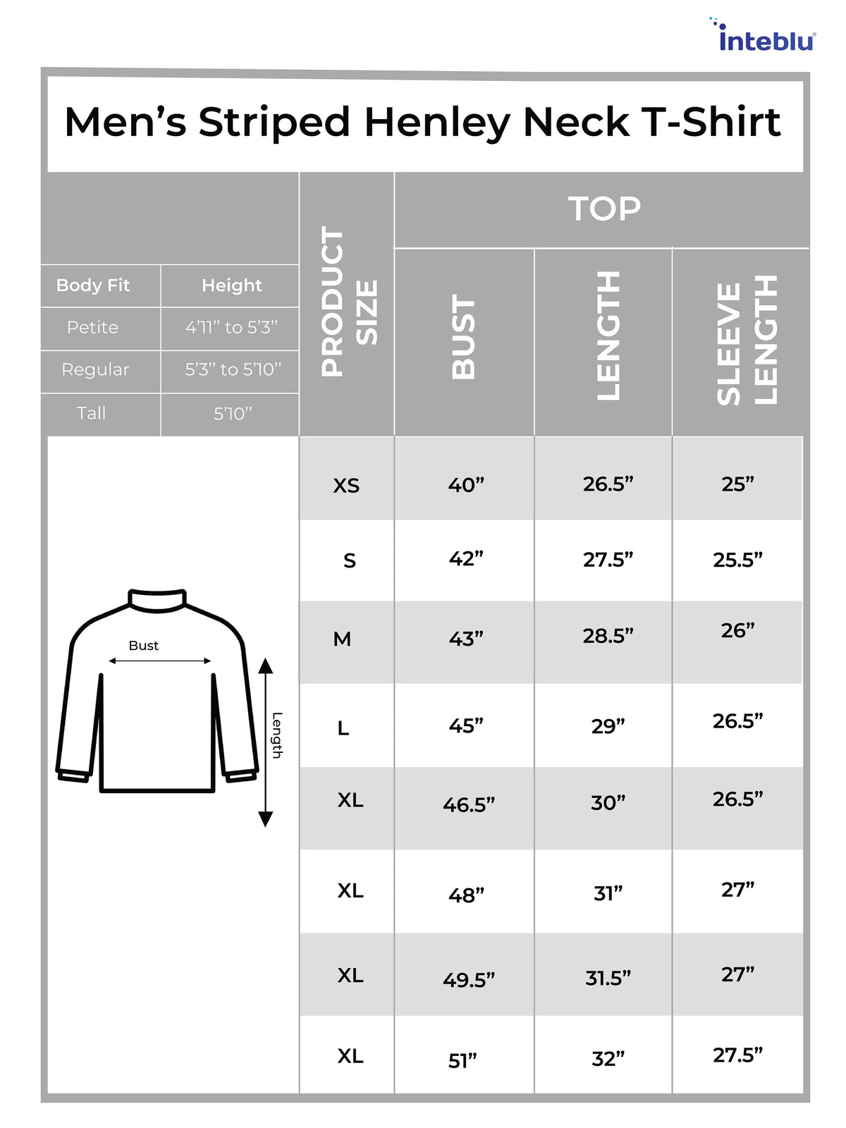 Men’s Striped Henley Neck T-Shirt – Regular Fit Long Sleeve Tee |Soft Stretch Casual Wear