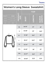 Women’s Long Sleeve Sweatshirt – Soft Pullover | Stylish Printed Casual Top for Everyday Comfort
