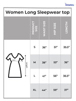 Women Long Sleepwear top only