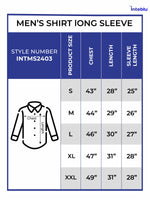 Men's Relaxed-Fit full-Sleeve Casual Shirt Black Stripes