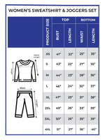 Women’s Two-Piece Sweatshirt Set – Long Sleeve Top & Jogger Pants, Comfortable & Stylish Lounge Wear