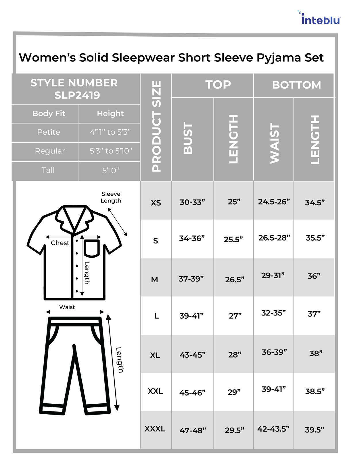 Women Solid Sleepwear Short Sleeve Pyjama Set