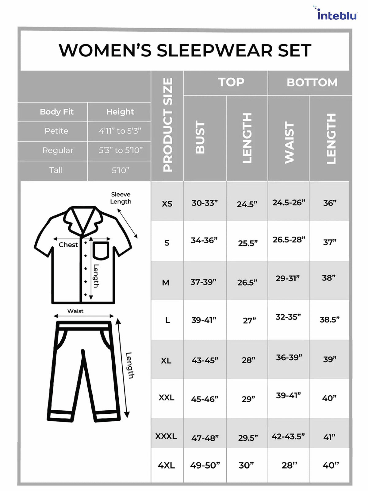 Women’s Printed Night Suit Set – Shirt & Pyjama | Soft Nightwear Dress, 2 Piece Sleepwear for Women, Comfortable Loungewear