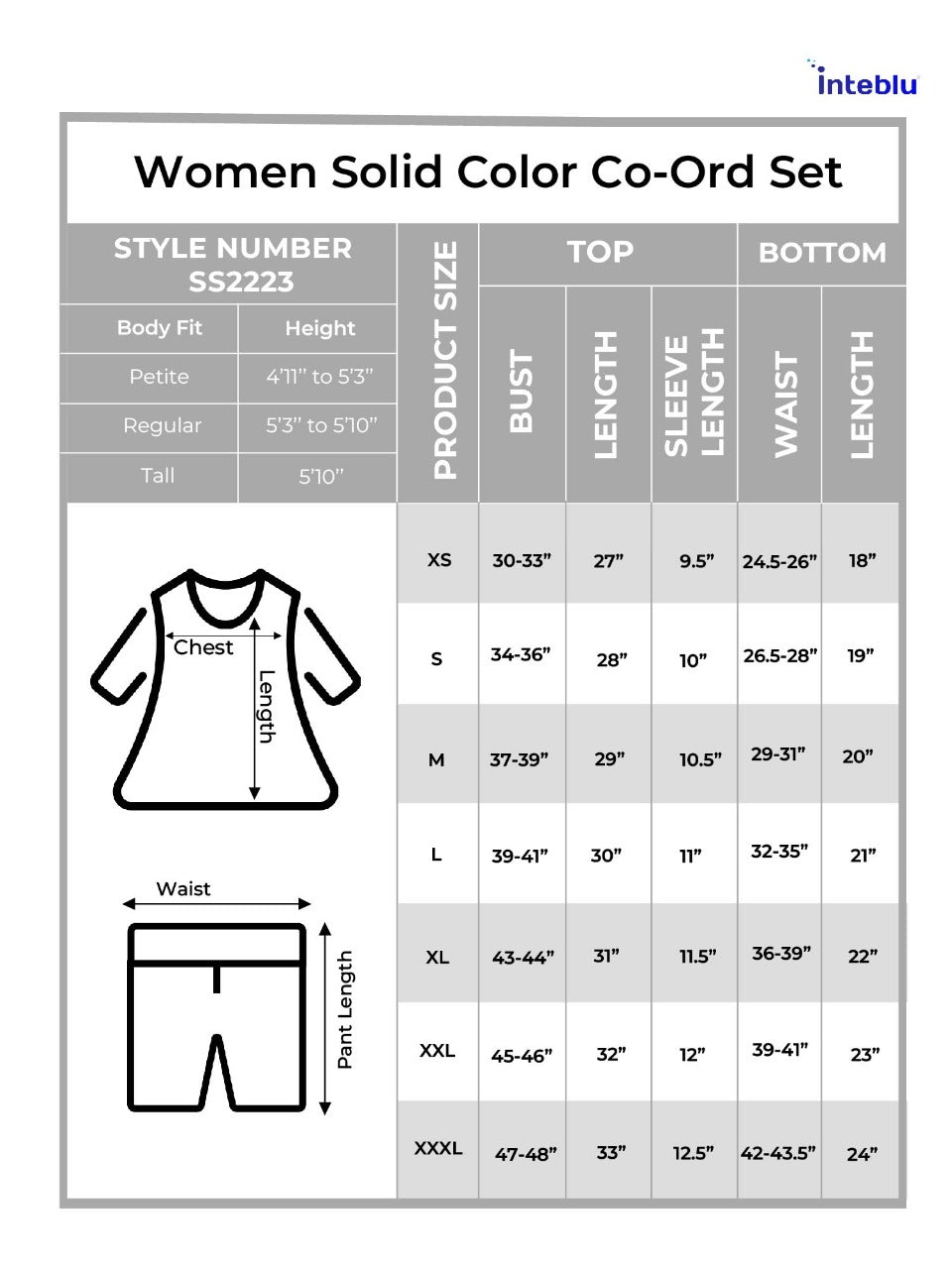 Women Solid Color Co-Ord Set| Short Sleeve