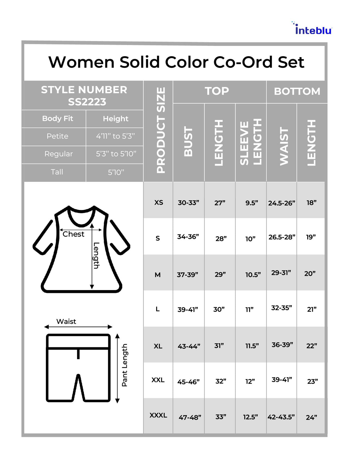 Couple Co-ord Set| Short Pant| Black