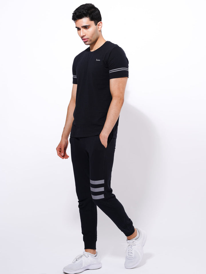 Striped Cotton Loungewear for Men - inteblu