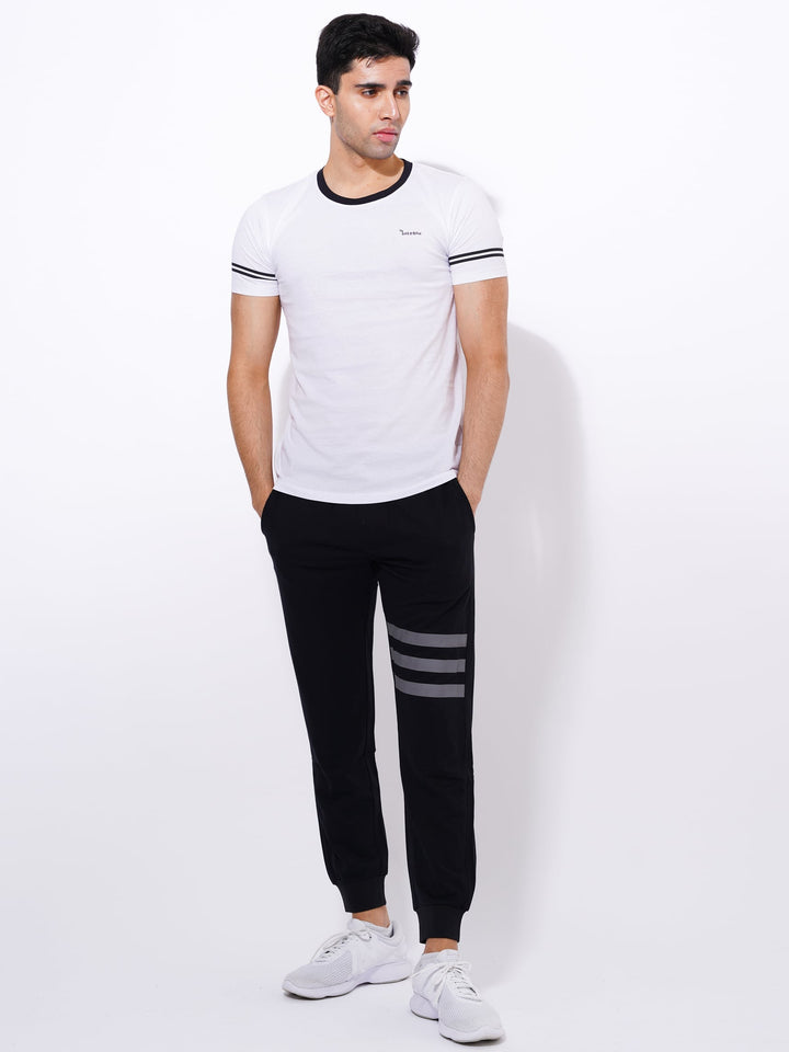 Striped Cotton Loungewear for Men - inteblu