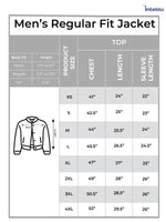 Men’s Regular Fit Jacket – High Neck Front Zip | Long Sleeve Outerwear with Ribbed Trims & Welt Pockets