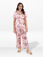 Women's All Over Printed PJ Set – 2 Piece Sleepwear Set | Soft Breathable Nightwear for Women