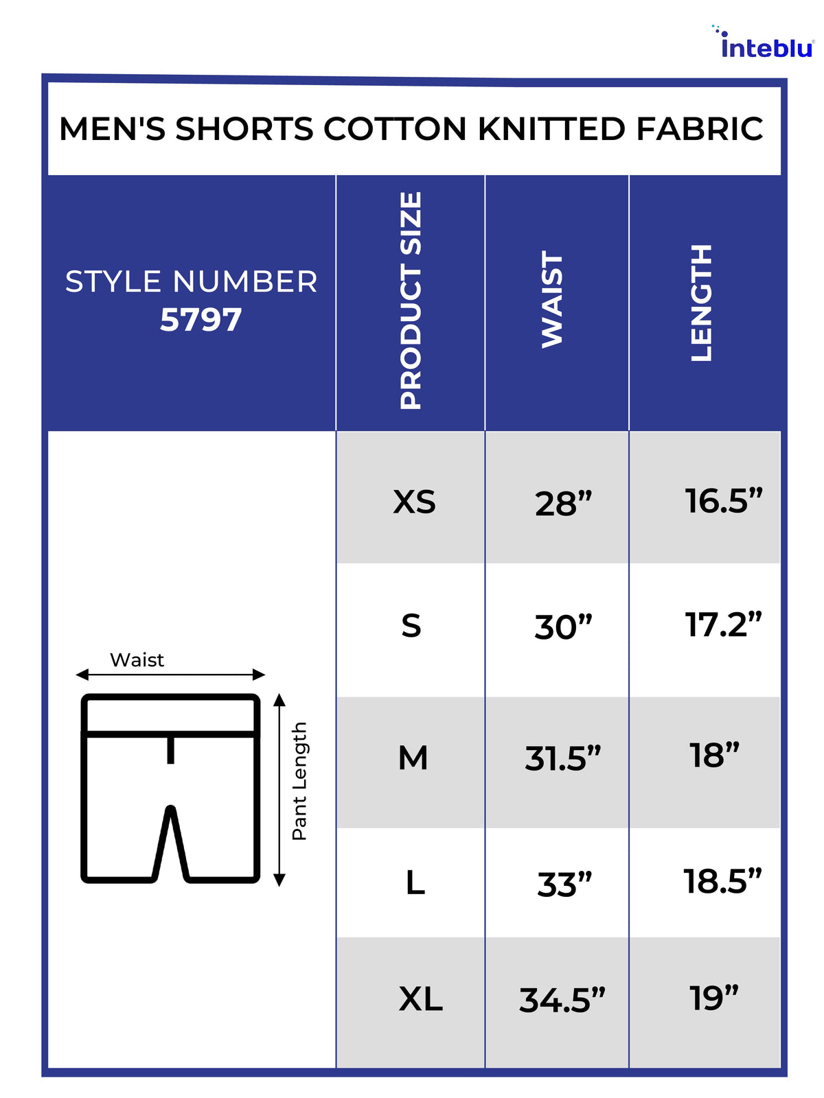 Men Shorts CottonKnitted Fabric