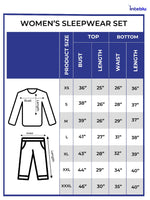 Micro Polar FleecePrint Women Sleepwear Long Sleeve Pyjama Set