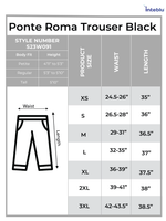 Ponte Roma Trouser Black