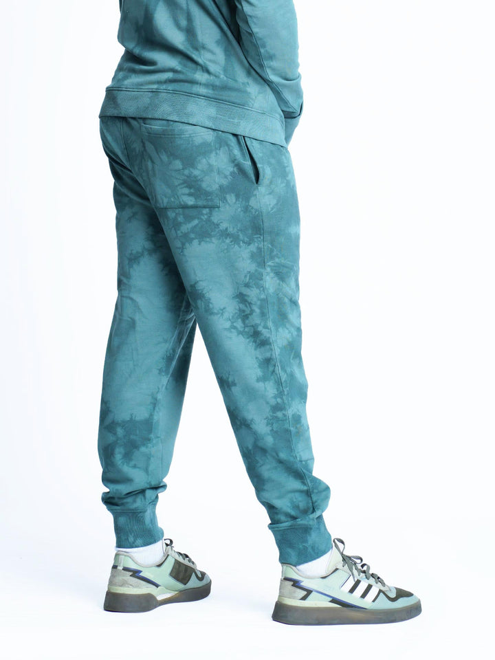 Men's Hoodie & Jogger Set (Tie-Dye) - inteblu