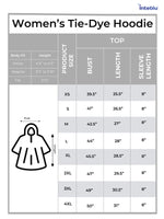 Women’s Tie-Dye Hoodie – Frankie Short Sleeve Pullover Hooded | Casual Comfortable Hooded Top for Everyday Wear