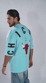 Men’s Oversized Drop Shoulder Graphic T-Shirt – Short Sleeve Crew Neck Tee | Casual Streetwear Top with Front & Back Print