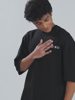 Men’s Oversized Drop Shoulder Graphic T-Shirt – Short Sleeve Crew Neck Tee | Casual Streetwear Top with Front & Back Print