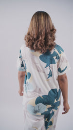 Women’s Printed Night Suit Set – Shirt & Pyjama | Soft Nightwear Dress, 2 Piece Sleepwear for Women, Comfortable Loungewear