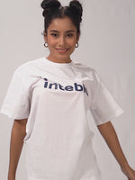 Women Graphics Logo Print Cotton T-shirt