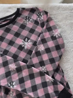 Classy Check Women Christmas Wear Pyjama Set