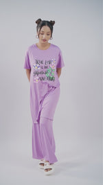 Women’s Long Tunic Top & Pant Set – 2 Piece Pajama & Loungewear Outfit for Women | Soft Comfortable Everyday Wear