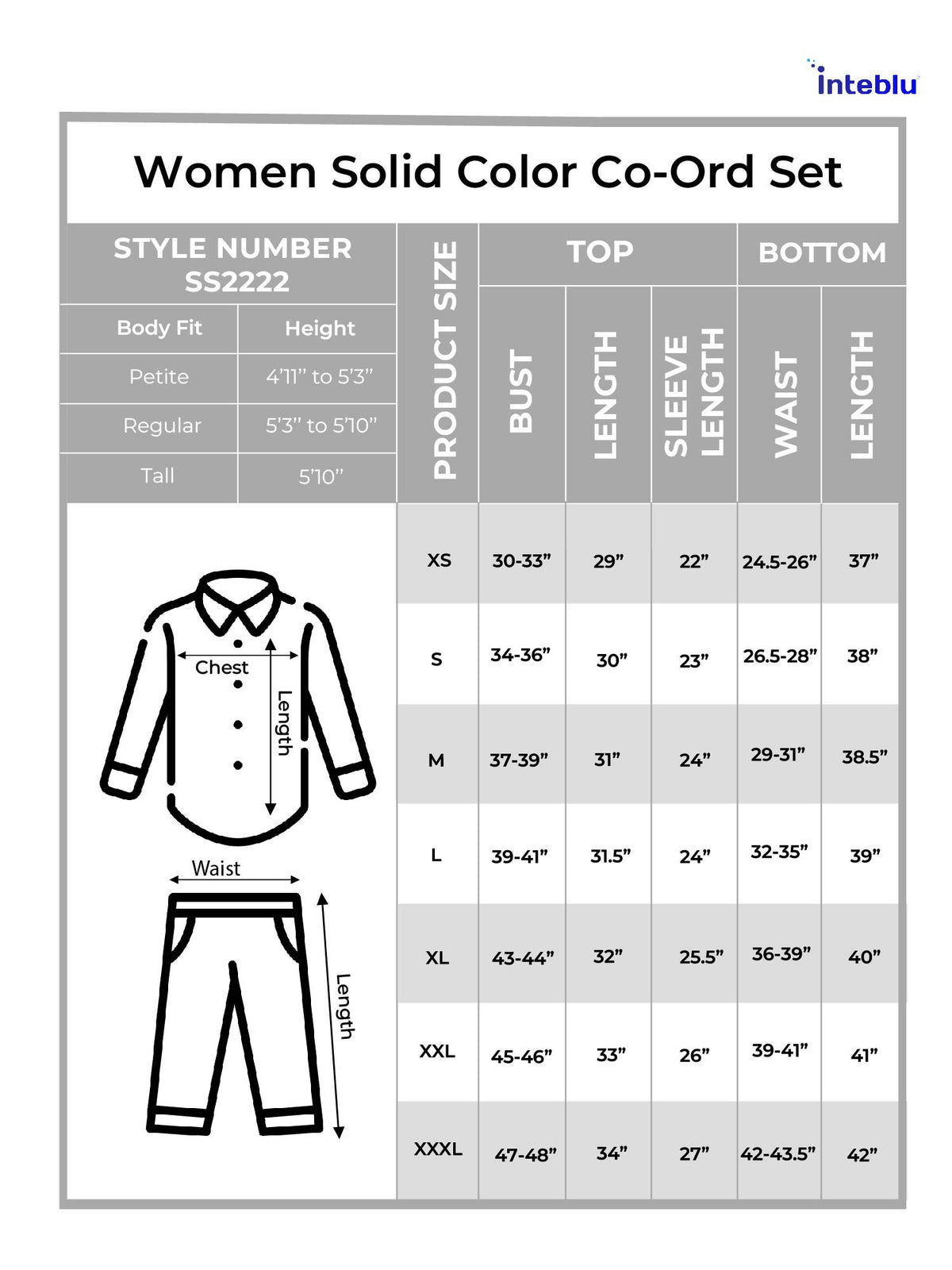 Women Solid Color Co-Ord Set| Long Sleeve| Off White
