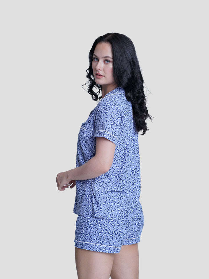 Women Button Down Sleepwear - inteblu