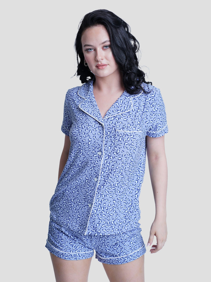 Women Button Down Sleepwear - inteblu